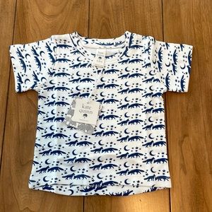 Kate Quinn Tee T-Shirt Coyote Moon Lapis 12-18M Short Sleeve NWT